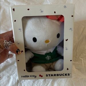 Hello Kitty Starbucks Plush Collectible 2025 San Rio